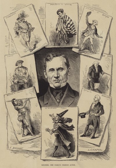 Regnier, the Famous French Actor by French School
